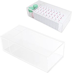 Bán buôn đa chức năng kích thước tùy chỉnh Acrylic <span class=keywords><strong>mahjong</strong></span> trường hợp hiển thị rõ ràng hộp lưu trữ cho nhà du lịch xã hội tụ họp - Product Image 1