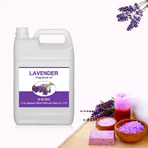 Huile essentielle de parfum d'essence de lavande utilisée pour le savon de détergent de shampooing de bougie de parfum