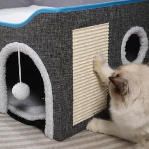 Modern Soft and Plush <strong>Cat</strong> Cot <strong>Bed</strong> with Washable <strong>Cover</strong> Cozy <strong>Cat</strong> Furniture Set for <strong>Cats</strong> - Product Image 6