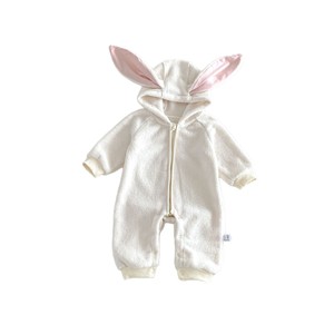 Tutina Unisex per Neonati con Design a Orecchie di Coniglio, Calda e Confortevole per Autunno e Inverno - Product Image 5