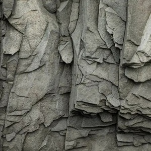 Wall <strong>Paper</strong> 3d Home Wallpaper Abstract Grey Volcanic Rock Basalt <strong>Texture</strong> Wallpaper - Product Image 4