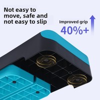 Plataforma de Step Aeróbico ActEarlier de 68 cm, Ajustable, para Ejercicios de Fitness, con Superficie Antideslizante