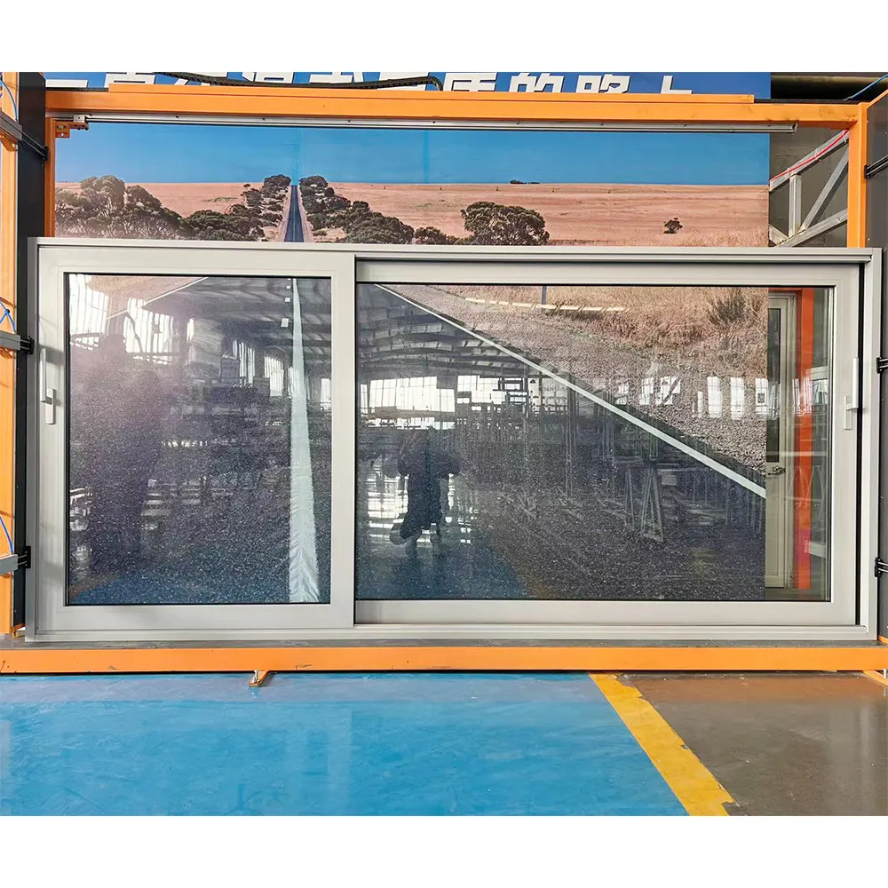 LVDUN-panel de 4 puertas correderas para patio, rotura térmica de aluminio, resistente, elevador y puerta deslizante, Top 10, proveedor
