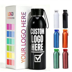 Factory Hot Selling Custom LOGO Stainless Steel Printed Vacuum Tumbler Rubber Paint <b>Aluminum</b> <b>Water</b> <b>Bottle</b> Display Straight Cup - Product Image 1
