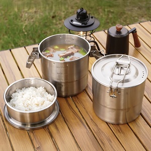 CLS marmite de cuisson extérieure bouilloire en acier inoxydable 304 marmite suspendue extérieure marmite de <span class=keywords><strong>camping</strong></span> - Product Image 1