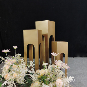 Adornos DE BODA Mesa de postre cuadrada de metal Soporte para pasteles Fiesta Eventos Decoración de escenario - Product Image 5