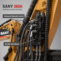 Excavadora SANY 365H Usada, 36 Toneladas, Cucharón de 1.6m, Motor Cummins, Hidráulica Kawasaki, Maquinaria 2020 para Inspección con Video Reportado