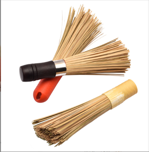 Cepillo de Cocina con Mango de Madera, Cepillo Largo para Lavar Ollas, Cepillo Diagonal de Bambú para Hotel - Product Image 5