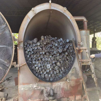 Horno de Carbonización Continua Vertical para Biocarbón y Aserrín de Madera con Ahorro de Energía y Alta Capacidad