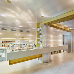 Scaffale espositivo a struttura verticale con linee d'arco, in stile rustico e accogliente, <span class=keywords><strong>per</strong></span> negozio di specialità - Product Image 4