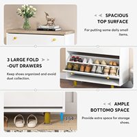 Mueble Zapatero Vertical Estrecho Oculto de Alta Gama para Exhibición de Calzado, Selección Premium de Productos Transfronterizos