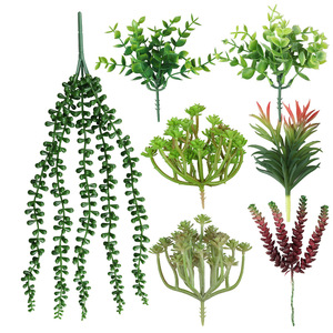 Suculentas Artificiales <span class=keywords><strong>Echeveria</strong></span>, Plantas de Interior de Plástico Ecológicas de <span class=keywords><strong>Alta</strong></span> Calidad para Decoraciones de Acción de Gracias, Halloween y Año Nuevo - Product Image 4