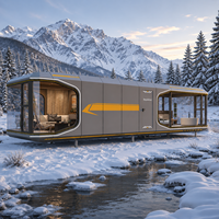 Kit de maison conteneur en structure acier Royalstar L50, maison préfabriquée modulaire intelligente pour la vie en plein air, hôtel