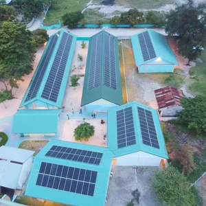 Système solaire hybride 20 kW triphasé mural avec batteries au plomb pour système domestique 30 kW AS-OF-P10K - Product Image 1