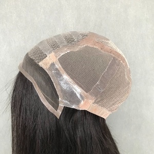 Parrucca medica in Silicone long-for da donna vera <span class=keywords><strong>capelli</strong></span> umani Remy tipo di <span class=keywords><strong>capelli</strong></span> indiani - Product Image 1