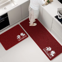 Tapis de cuisine pour sol en polypropylène antidérapant, lavable, imprimé animal, moderne et simple