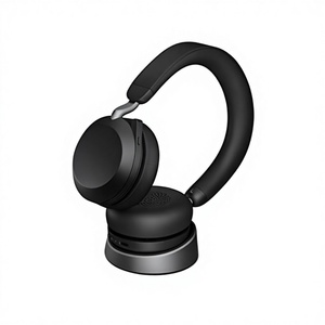 <span class=keywords><strong>Casque</strong></span> sans fil supra-auriculaire <span class=keywords><strong>Jabra</strong></span> Evolve2 75 pour PC avec station de charge, technologie 8 micros, double mousse, stéréo, dongle USB-A optimisé pour - Product Image 3