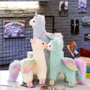 LK venta al por mayor creativo nuevo diseño unicornio Ángel personalizado Alpaca juguetes de peluche <span class=keywords><strong>Llama</strong></span> Alpaca juguete de peluche para niños - Product Image 5