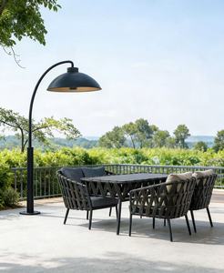 Set di Divani <span class=keywords><strong>e</strong></span> Sedie in Alluminio Staccabili, Design Nordico Durevole per Esterni, Arredamento Casual per Ufficio, Cortile <span class=keywords><strong>e</strong></span> Balcone - Product Image 4