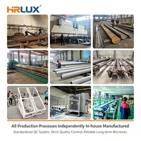 Projecteur LED à mât haut en acier galvanisé à chaud 400W 25m 28m, éclairage extérieur d'aéroport, personnalisé en usine OEM