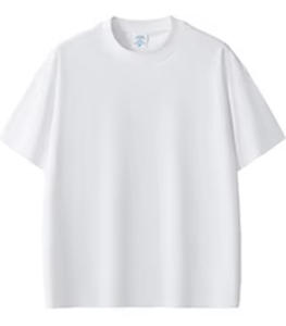 Camiseta Blanca Oversize de Algodón FLOWORA Possessed Running Gear con Estampado DTG en la Espalda, Manga Corta, Casual para Hombre - Product Image 2