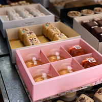 Boîte à macarons, boîte à tartes aux œufs, boîte à desserts, boîte en carton kraft biodégradable, emballage personnalisé, boîte à gâteaux en papier, vente chaude