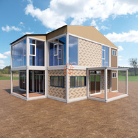 Maison conteneur de taille personnalisée, préfabriquée, pour logement temporaire sur chantier, camp ou bureau