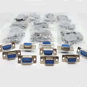 DB9 Stecker Stecker und Buchse 9 Pin elektrische RS232 D-SUB Stecker Löt Typ 2 Reihe für Computer PCB