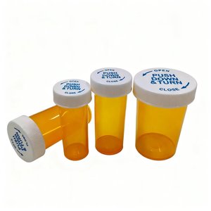 Frascos de Medicamentos a Prueba de Niños de 6dr, 8dr, 10dr, 13dr, 16dr, 20dr, 30dr, 40dr, 60dr, con Sistema de Presión y Giro - Product Image 2