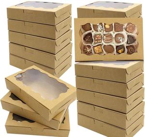 Chocolat Fraises Pâtisserie Cookie Pack Boîte Gâteau Emballage Vide Coffrets Cadeaux avec Fenêtre Logo Personnalisé - Product Image 4