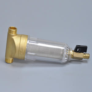 Prefiltro de agua, filtro de cobre de 1/4 pulgadas con carcasa transparente para accesorios de purificador de agua doméstico YPQ-029 - Product Image 2