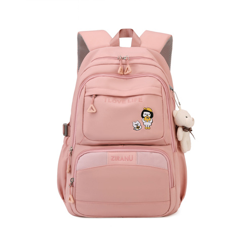 Hot Selling Cute Girls School Bags Multipockets Middle School Student Backpack Large Capacity Fashion Children's Backpack