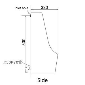 Công cộng góc treo tường Cảm biến gốm BồN TiểU phòng tắm hiện đại WC nam BồN TiểU - Product Image 3