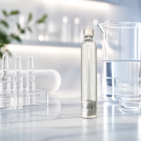 Offre Spéciale : Ensemble en Verre Borosilicate Transparent pour Injecteur de Stylo, Cartouche 3ml, Plongeur et Emballage en Aluminium et Verre