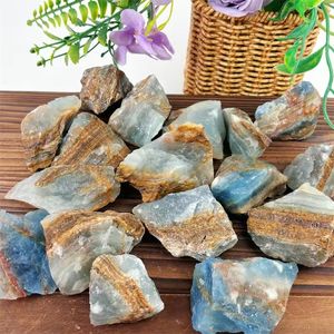 Vente en gros de pierres précieuses brutes naturelles écologiques, cristal bleu luxueux, pierre de guérison, cristal de quartz brut, ensemble de chakras DIY, CrystalHola pour la maison - Product Image 3