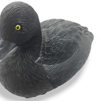 Moule en mousse plastique EVA à moitié flottant blanc pour le mouvement électrique, leurre de canard en bois de colvert pour la vente de chasse