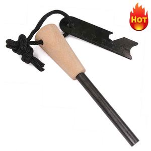 Bộ dụng cụ mồi lửa bằng đá lửa, que Ferrocerium, dụng cụ bằng gỗ, bộ dụng cụ sinh tồn cắm trại ngoài trời, bộ dụng cụ mồi lửa bằng cung tia lửa - Product Image 1