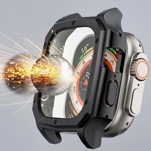 Accessori per Smartwatch con Vetro Temperato e Custodia Protettiva Unibody in PC per <span class=keywords><strong>iPhone</strong></span> Watch, Disponibile in Più Colori - Product Image 3