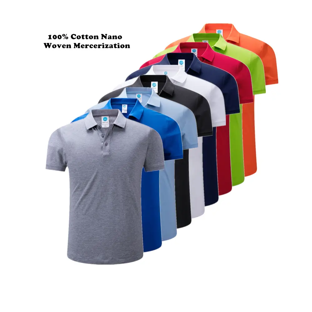 High quality polo tshirts 100% cotton unisex polo shirt