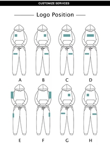 Produttori di abbigliamento costume Vintage serigrafia tuta da ginnastica a righe pesanti a gamba larga pantaloni <span class=keywords><strong>con</strong></span> <span class=keywords><strong>cappuccio</strong></span> e pantaloni della tuta Set per gli uomini - Product Image 4