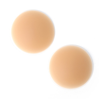 Coussinets d'allaitement en silicone de forme ronde améliorés de 8cm du fabricant Couvre-mamelons invisibles imperméables Pasties de mamelon sans couture