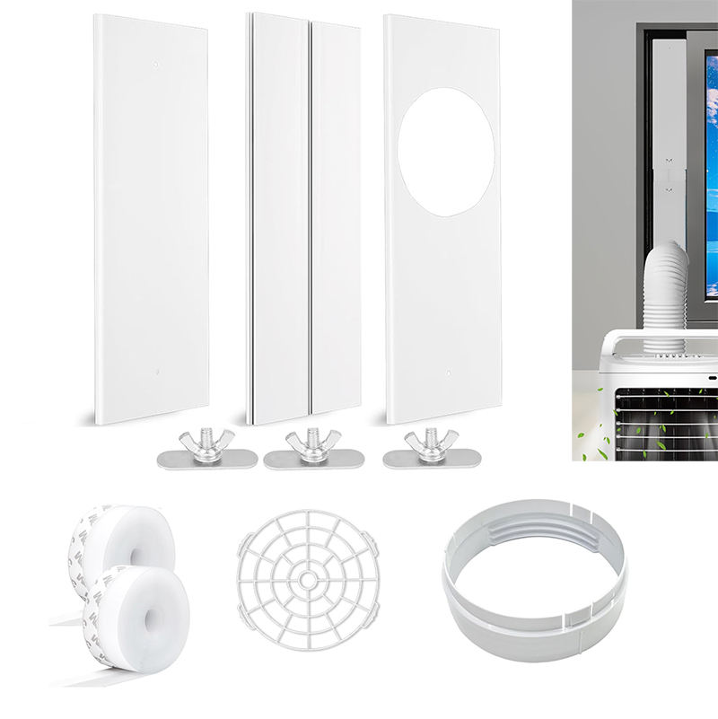Guarnizione Per Condizionatore Portatile - Kit Impermeabile Per Finestre - Fino A 400cm - Foto 10