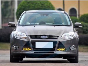 LED <strong>Auto</strong> Car DRL <strong>Daytime</strong> <strong>Running</strong> Light Bumper Front Fog <strong>Lamp</strong> With Yellow Light Daylight for Fords Focuss 2015-2019 - Product Image 4