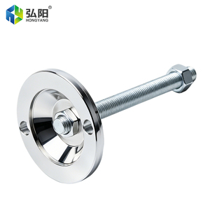Pieds de nivellement robustes HYCNC à absorption des chocs, jaunes et verts, en fonte, M16 M20 M24 M30, plusieurs tailles D80 D100 D150 - Product Image 3