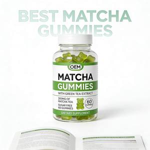 Gomitas de Té Verde Matcha Natural OEM, Antioxidantes, Apoyo al Bienestar, Suplemento Dietético Herbal Vegano, Alto en Proteínas para Adultos - Product Image 2