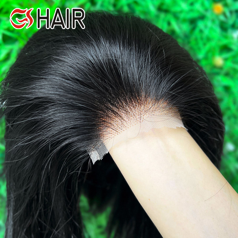 Perruque bob noeud blanchi