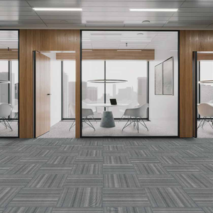 Alfombra de Lujo Moderna con Diseño de Rompecabezas, de Polipropileno con Base de PVC, 50x50 cm, para Dormitorio, Sala de Estar u Oficina - Product Image 1