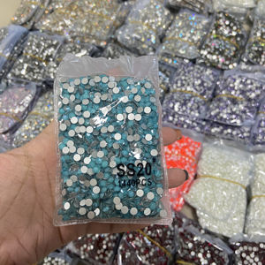 WHATSTONE SS6-SS30 <span class=keywords><strong>couleur</strong></span> Siam dos plat vente en gros Non correctif cristal moka verre strass pour robe de mariée - Product Image 3