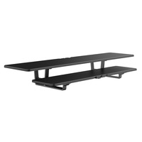 Support pour écran d'ordinateur à deux étages Pieds d'organisation de bureau pour iMac IMac MacBook Laptop Elevating Desktop Riser Screen Stand