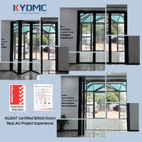 Porte coulissante pliante sur mesure, norme australienne AS2047, double vitrage trempé, pour maison, villa, patio.